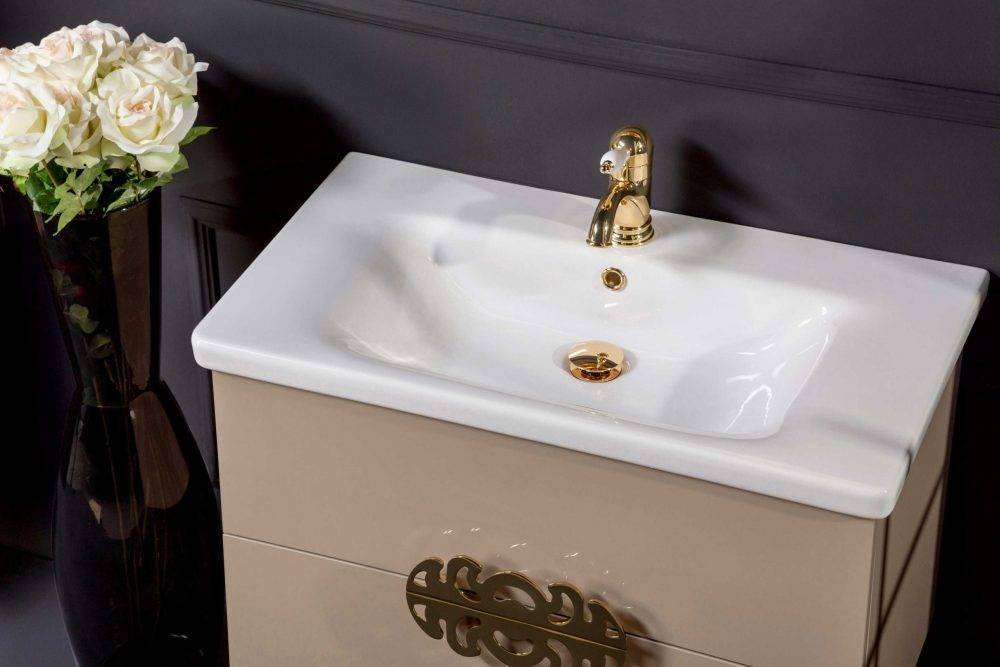 Тумба подвесная Armadi Art Neoart 100х43.5х48 см бежевый 830-100-CP