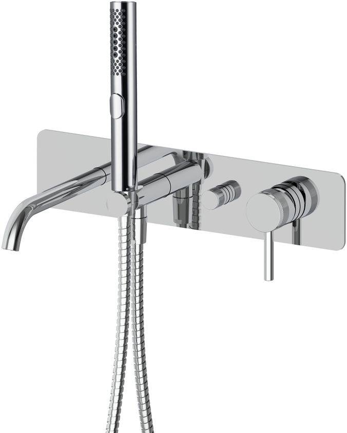 Смеситель для ванны Allen Brau Priority настенный встраиваемый хром 5.31A05-00