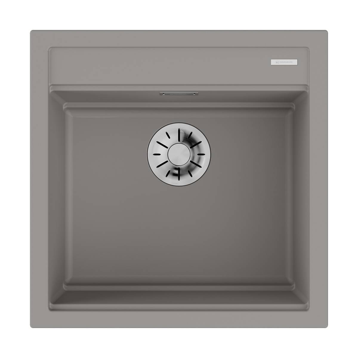 Кухонная мойка Omoikiri Kitagawa 51-GR Artceramic 51x51 см leningrad grey 4993830
