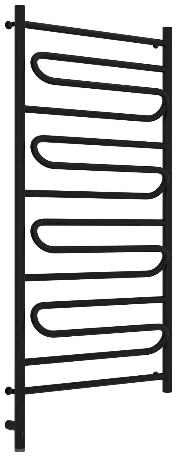 Полотенцесушитель электрический Сунержа Элегия 3.0 632x1324 мм левый матовый черный 31-5818-1260
