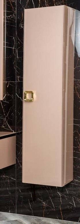 Шкаф-пенал подвесной Armadi Art Lucido 35х40х150 см бежевый 772-Rose