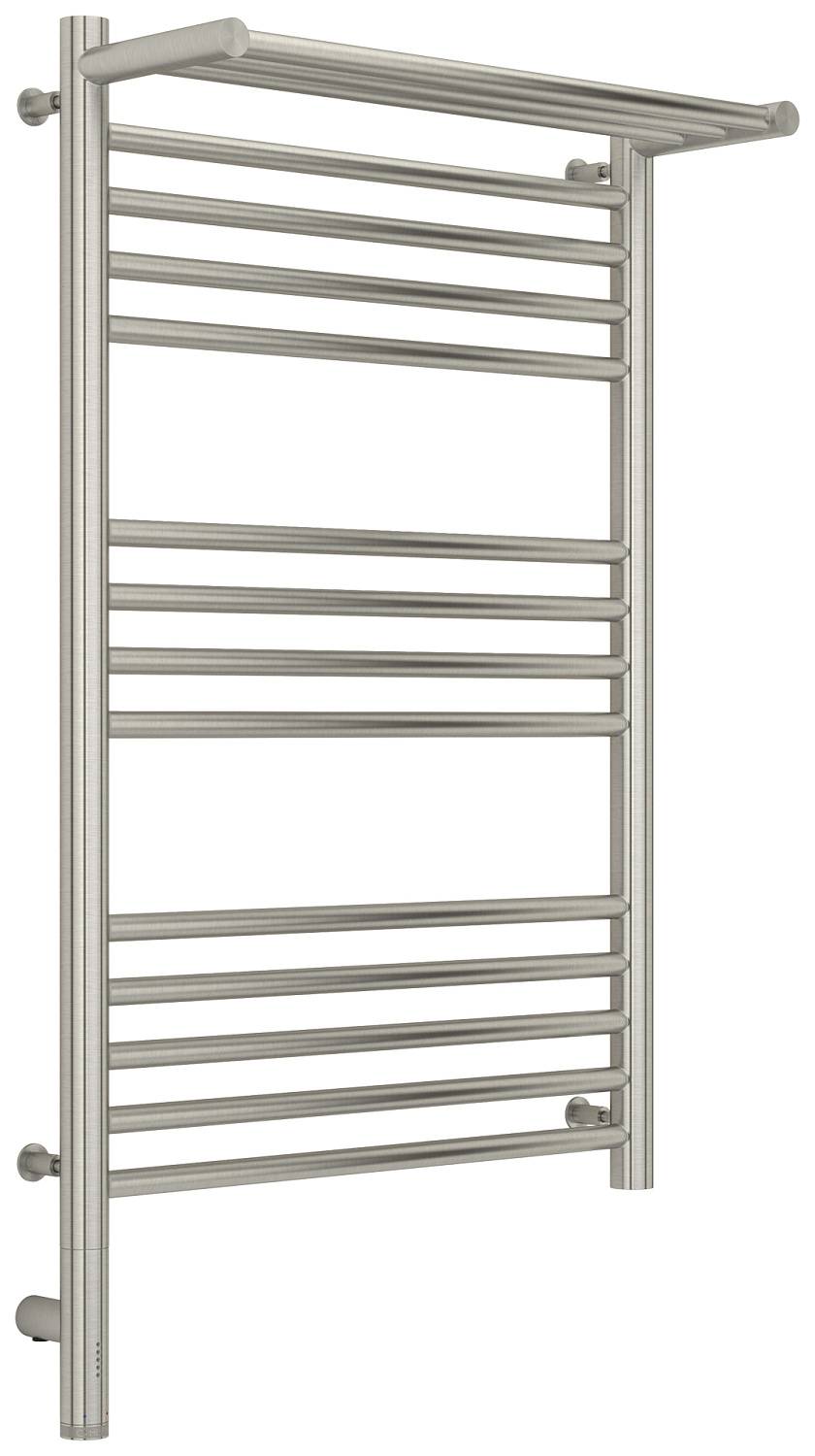 Полотенцесушитель электрический Сунержа Богема 3.0 с 1 полкой 532x924 мм левый сатин 071-5806-8050