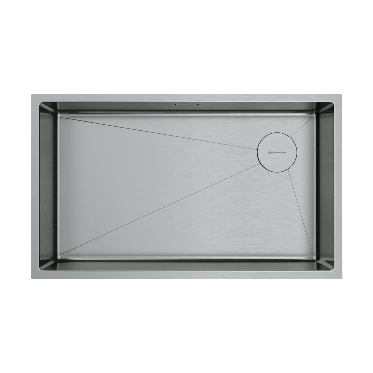 Кухонная мойка OMOIKIRI Taki 74-U/IF Side-IN 74x44 см нержавеющая сталь 4993170