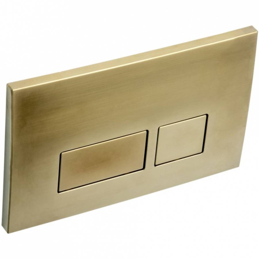 Клавиша смыва Boheme для инсталляции пластиковая квадратная бронза 664-BR