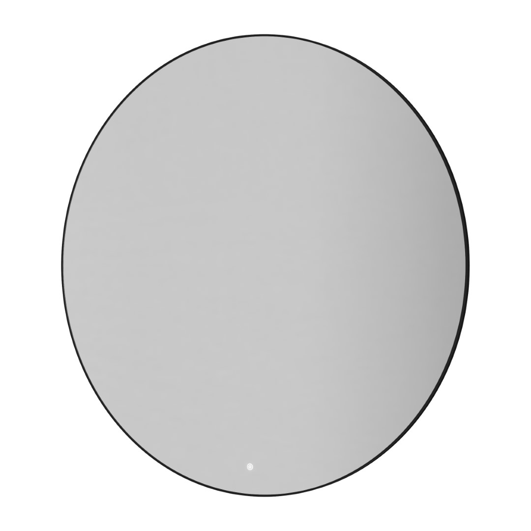 Зеркало круглое Boheme с LED-подсветкой, сенсором и антизапотеванием 120x120 см черный 545-120-B