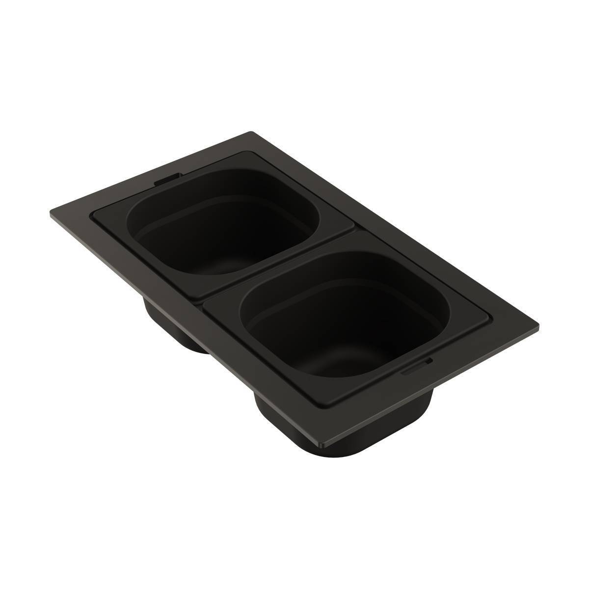 Контейнер Omoikiri DC-04-2-GB нержавеющая сталь графит 4999085