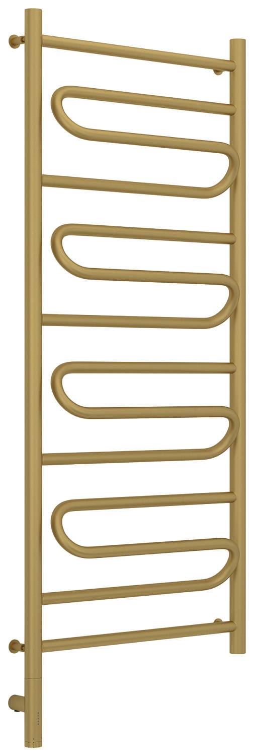 Полотенцесушитель электрический Сунержа Элегия 3.0 532x1324 мм левый матовое золото 032-5818-1250