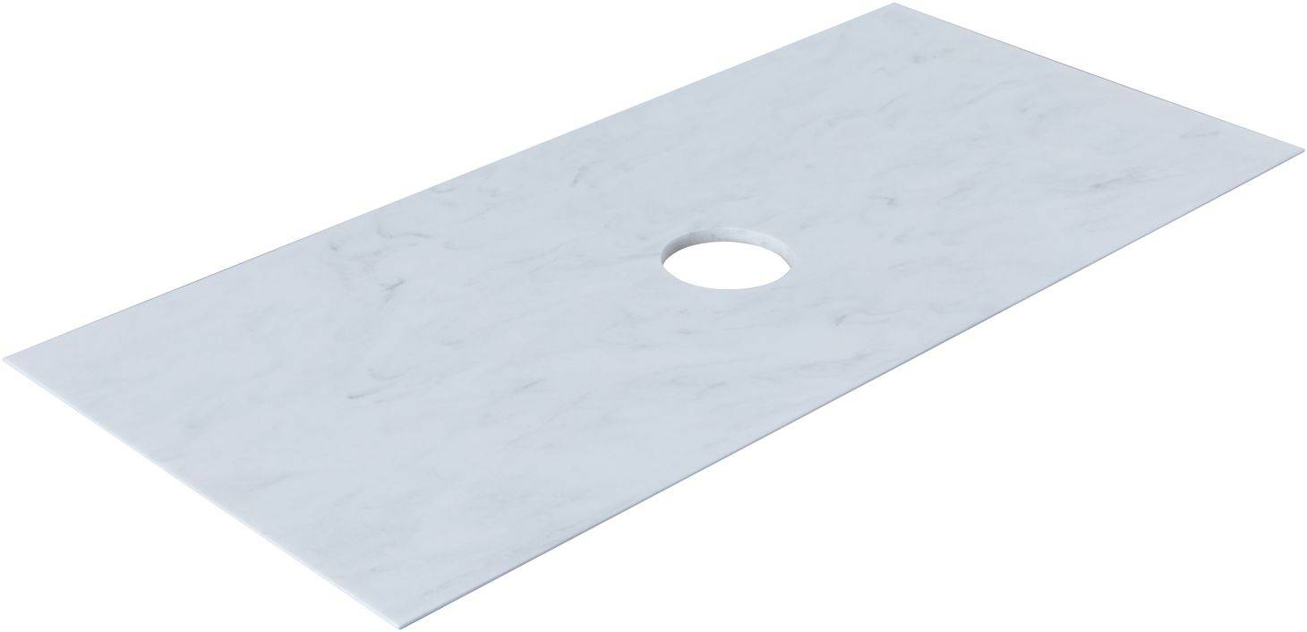 Столешница Allen Brau Infinity 100x46x1 см белая 1.21012.ST