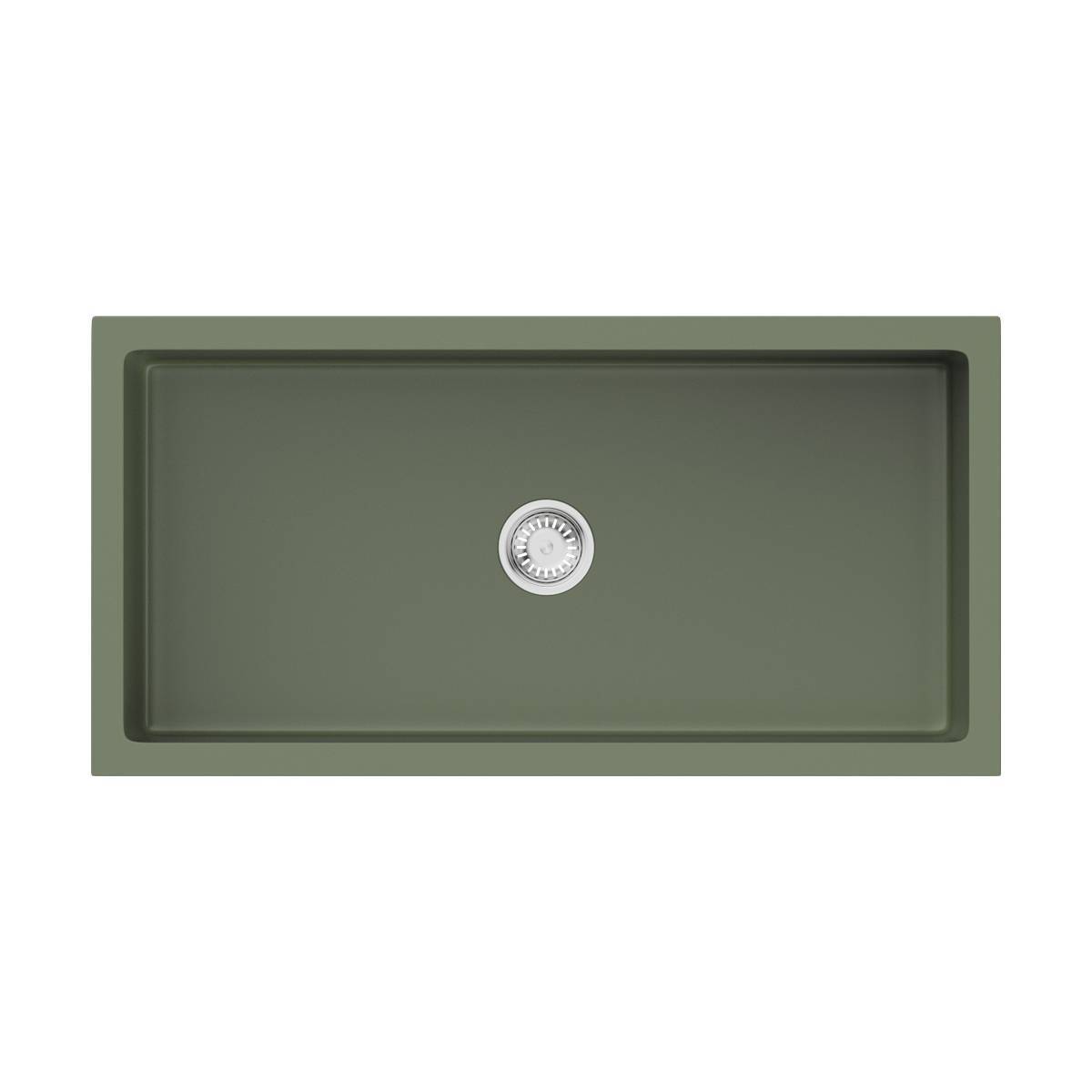 Кухонная мойка Omoikiri Mikura 91-OL Natceramic 91x46 см olive 4997088