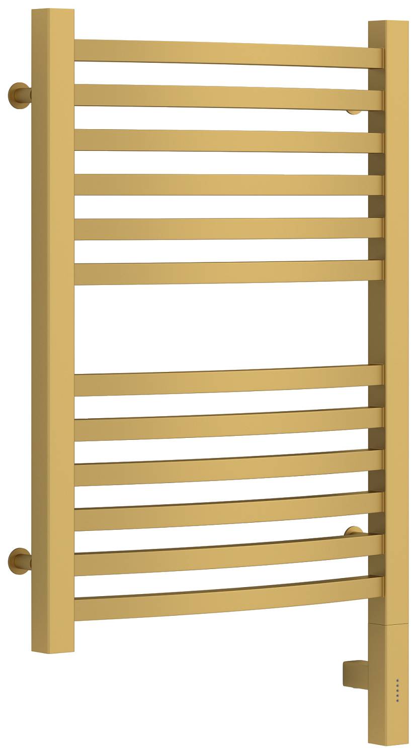 Полотенцесушитель электрический Сунержа Аркус 3.0 430x720 мм правое подключение матовое золото 032-5705-6040