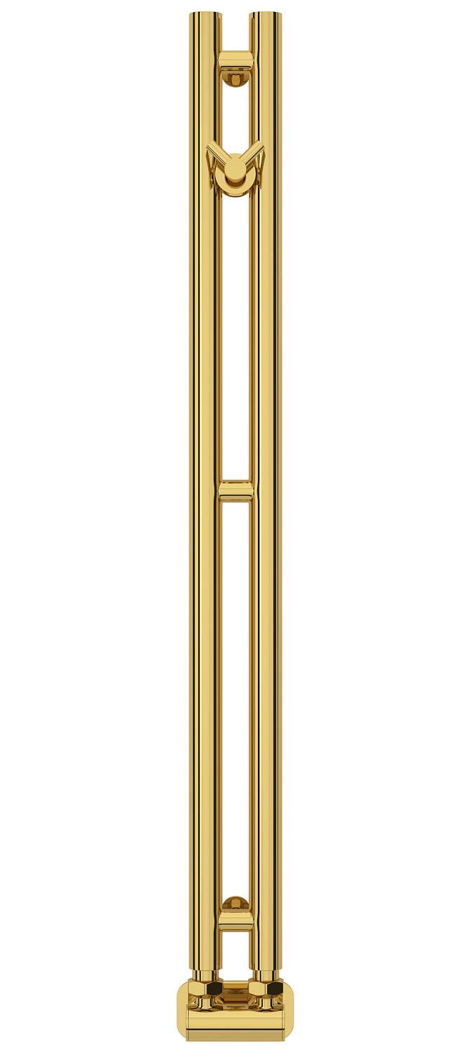 Полотенцесушитель водяной Сунержа Нюанс EU50 10x86.6 см нижнее подключение золото 03-0212-0840