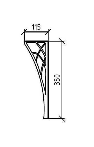 Ножки для мебели Armadi Art Neoart 2 шт хром 885-CR