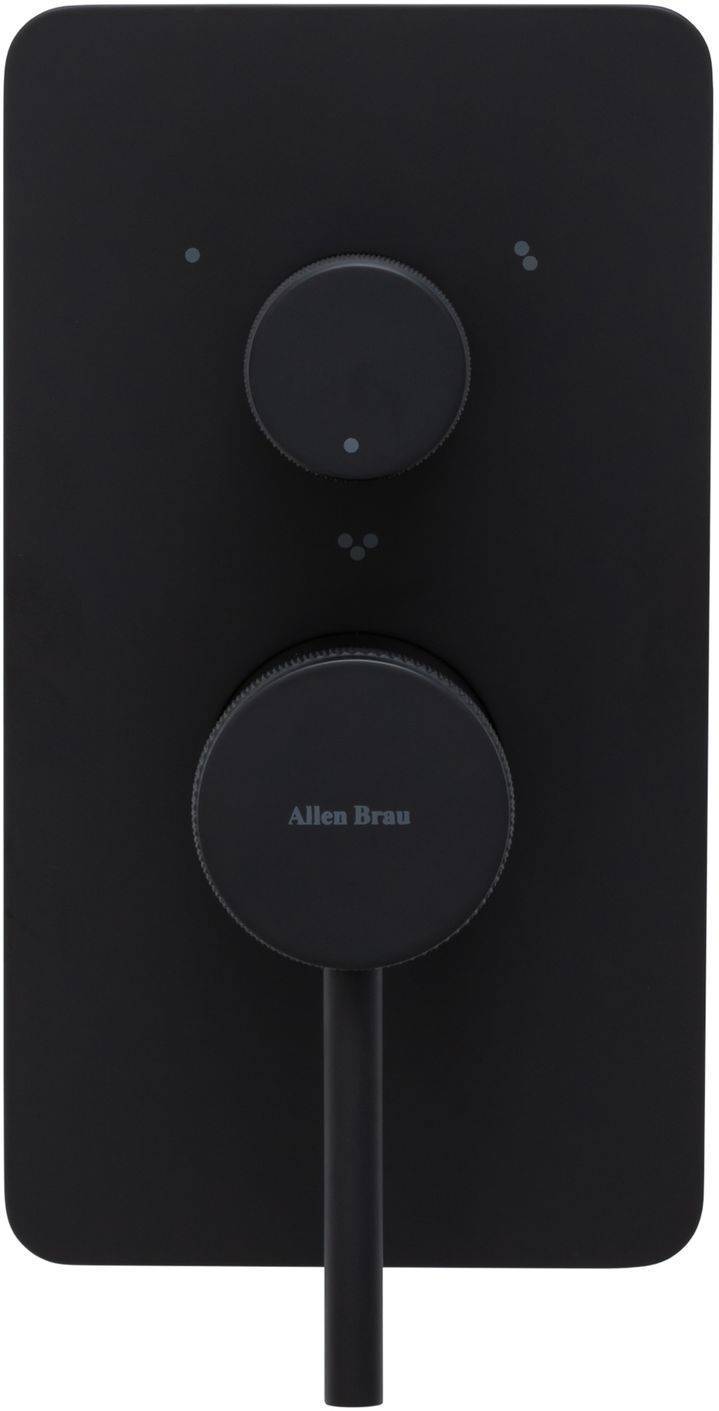 Смеситель для ванны Allen Brau Priority с внутренней частью черный 5.31A11-31