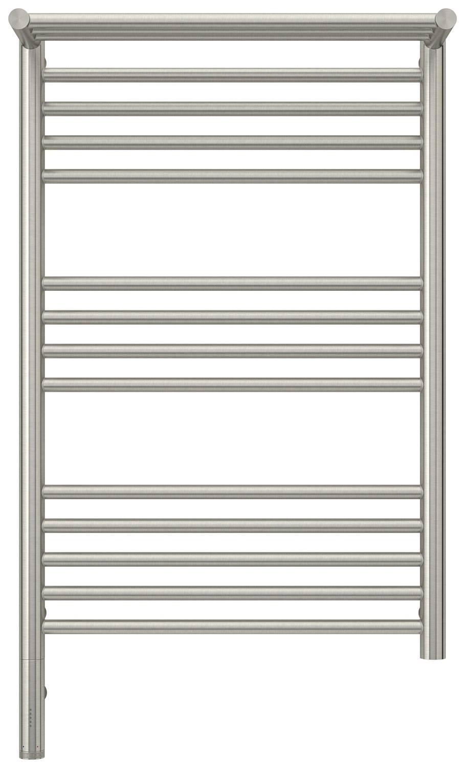 Полотенцесушитель электрический Сунержа Богема 3.0 с 1 полкой 532x924 мм левый сатин 071-5806-8050