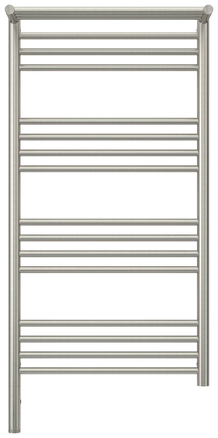 Полотенцесушитель электрический Сунержа Богема 3.0 с 1 полкой 532x1124 мм левый сатин 071-5806-1050