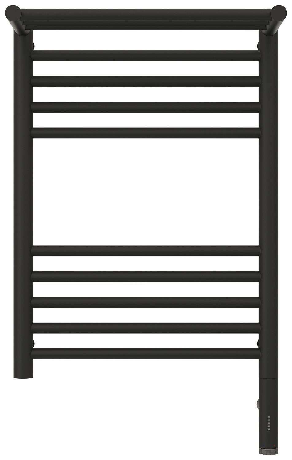 Полотенцесушитель электрический Сунержа Богема 3.0 с 1 полкой 432x724 мм правый темный титан муар 15-5807-6040