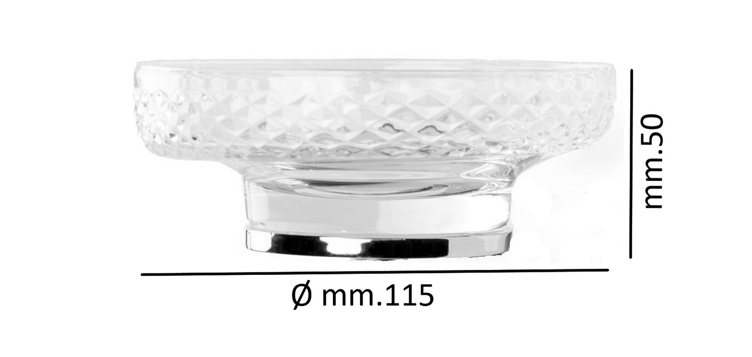 Мыльница настольная Boheme Aura золото 10251-G