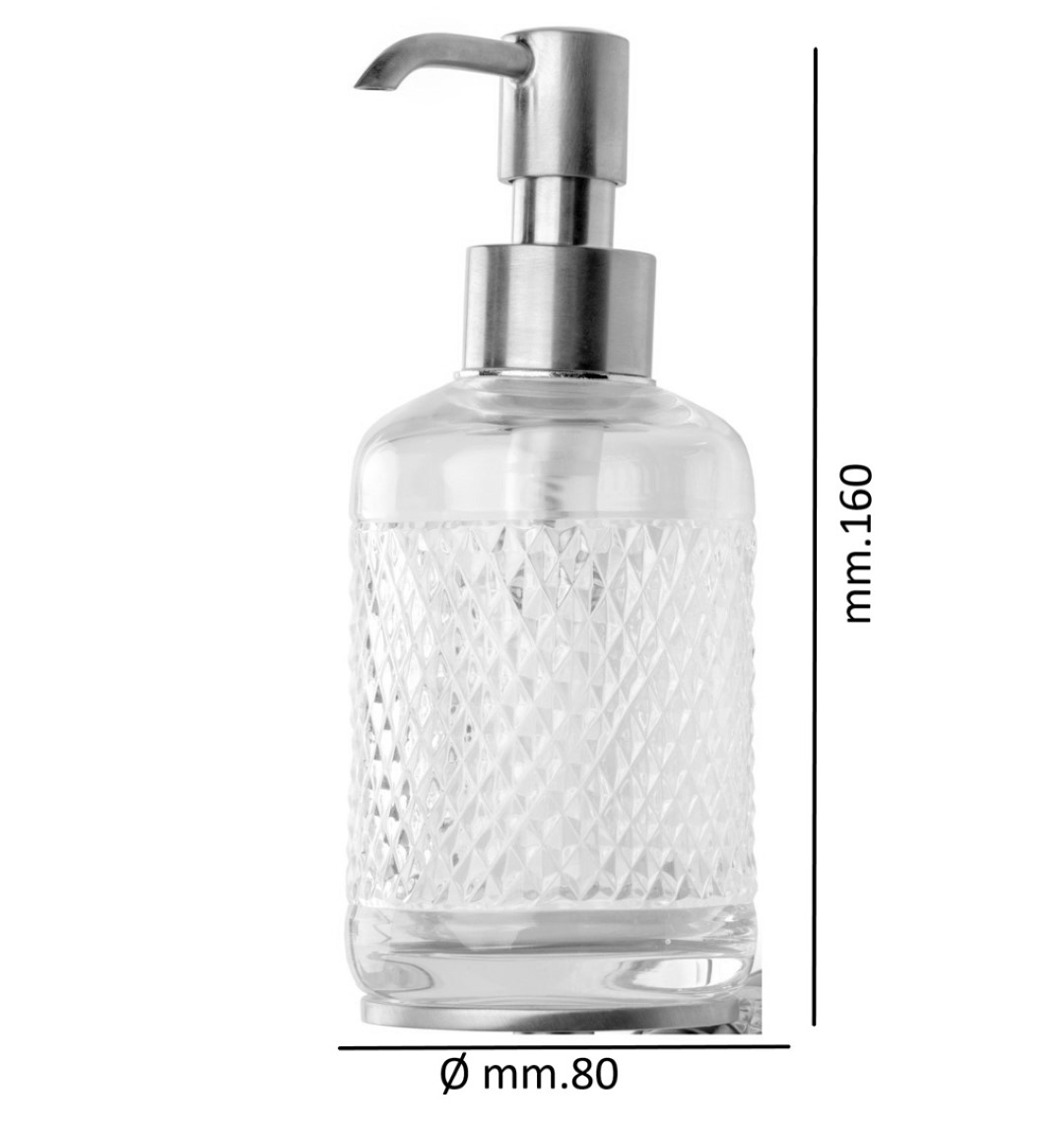 Дозатор для жидкого мыла настольный Boheme Aura золото 10250-G