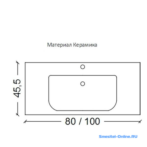Тумба подвесная Armadi Art Neoart 100х43.5х48 см бежевый 830-100-CP