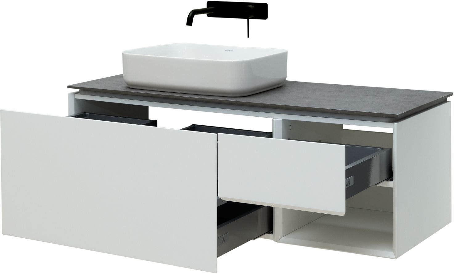 Тумба под раковину Allen Brau Infinity 119,2x45,6x40,8 см белый 1.21006.WM