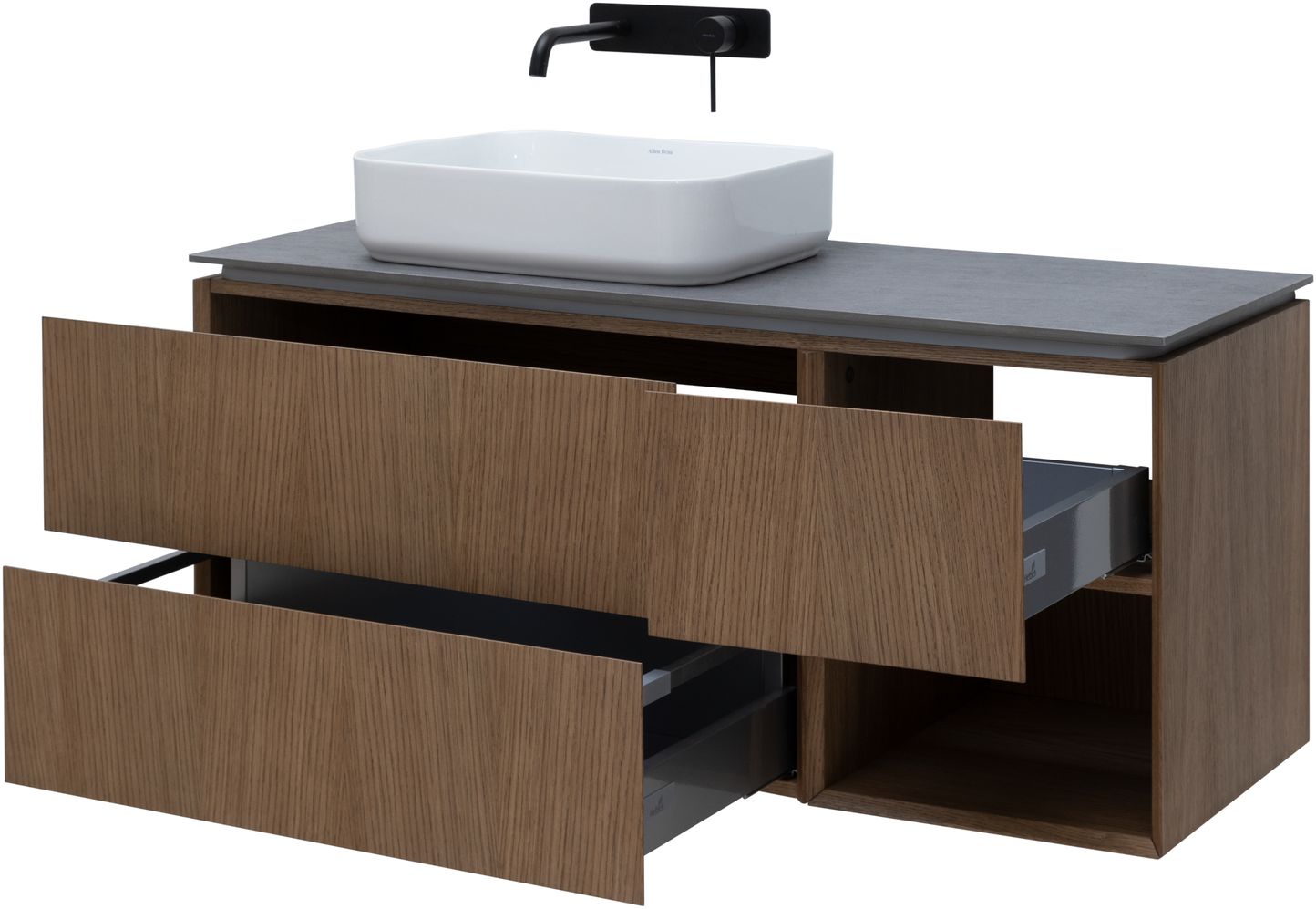 Тумба под раковину Allen Brau Infinity 119.2x45.6x51 см дуб 1.21005.NO