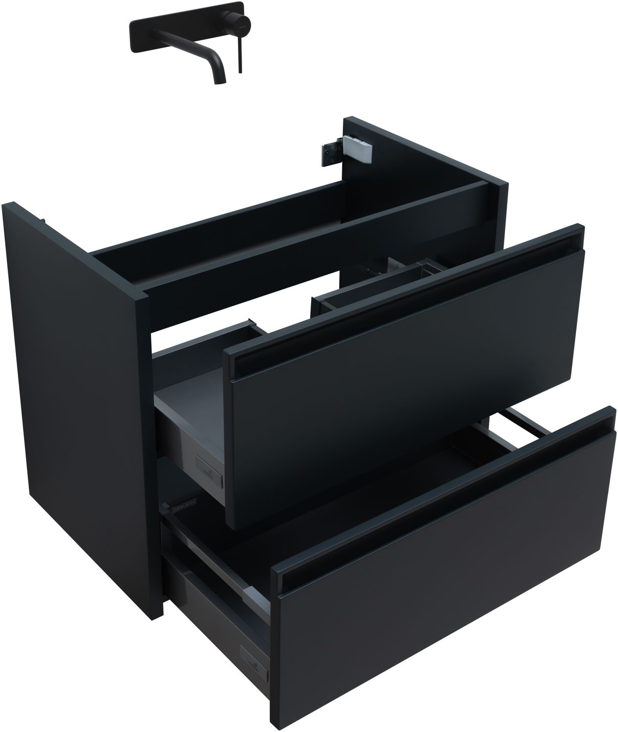 Тумба под раковину Allen Brau Fantasy 80x46x62 см антрацит 1.11001.AM