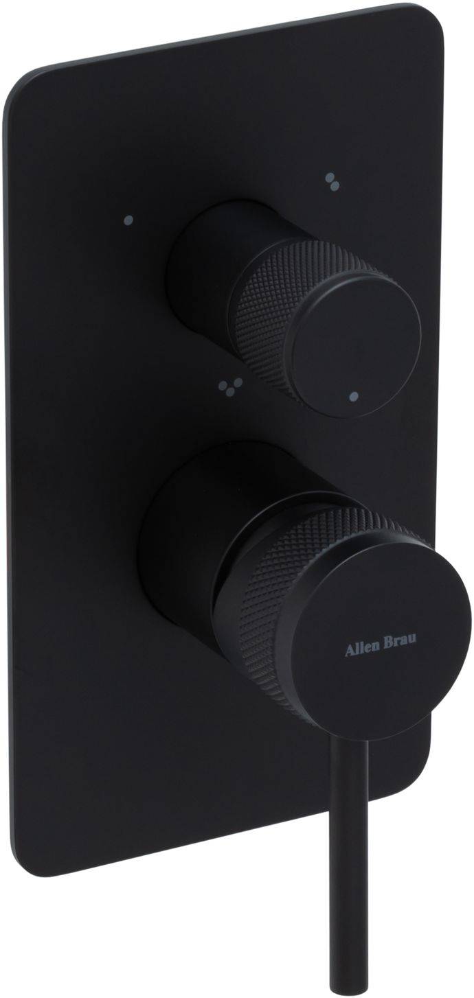 Смеситель для ванны Allen Brau Priority с внутренней частью черный 5.31A11-31