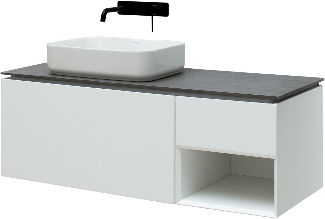 Тумба под раковину Allen Brau Infinity 119,2x45,6x40,8 см белый 1.21006.WM