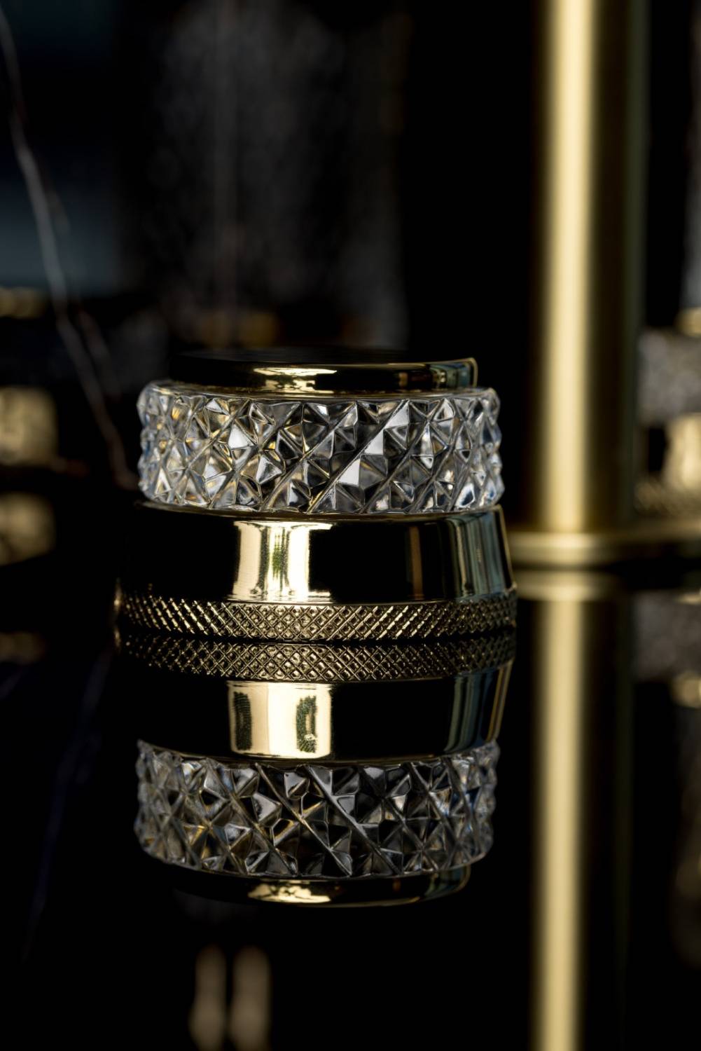 Смеситель для раковины Boheme Aura на 3 отверстия золото 152-G-A