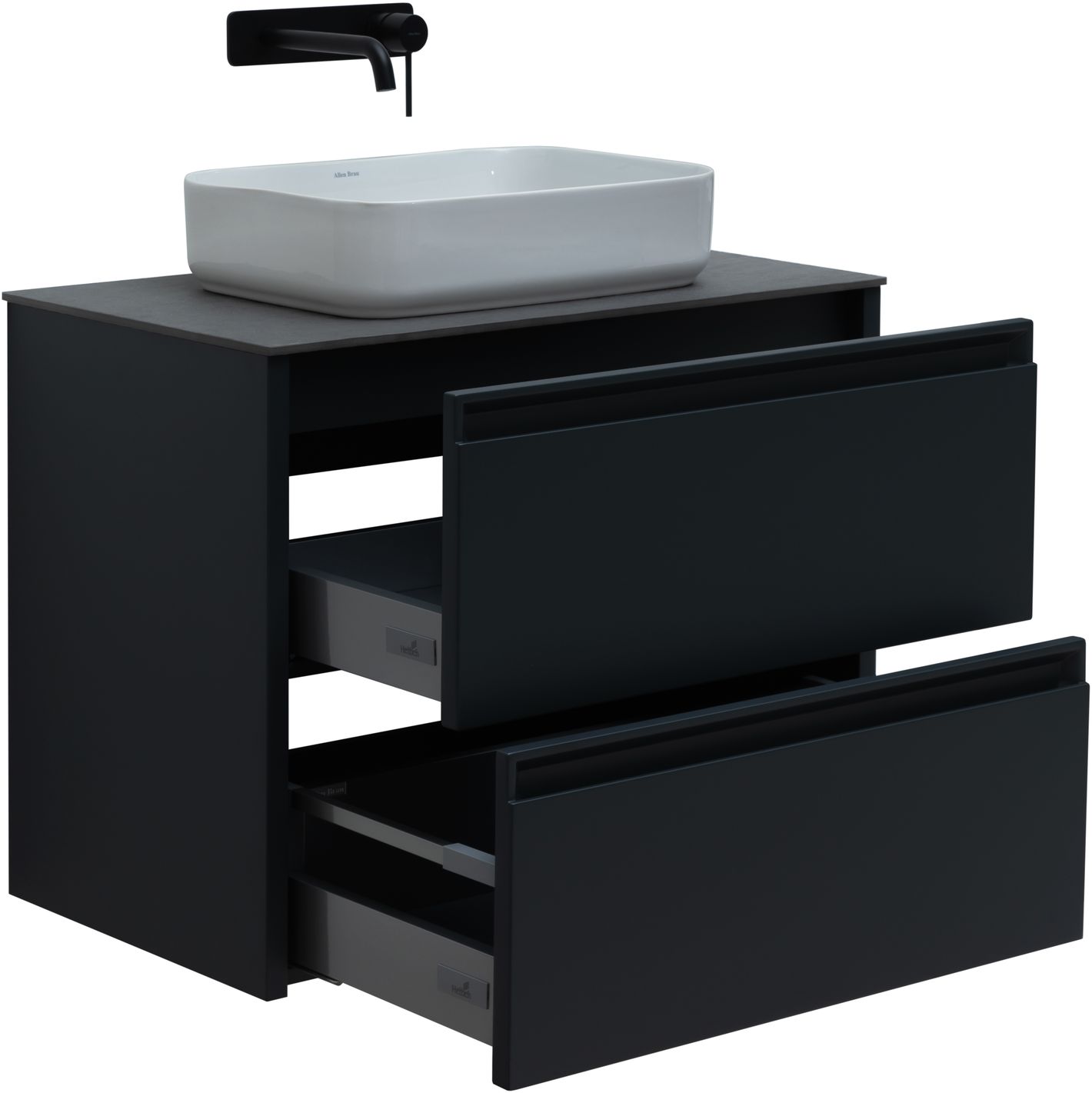 Тумба под раковину Allen Brau Fantasy 80x46x62 см антрацит 1.11001.AM