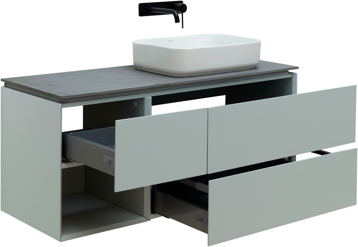 Тумба под раковину Allen Brau Infinity 119.2x45.6x51 см папирус 1.21007.PWM