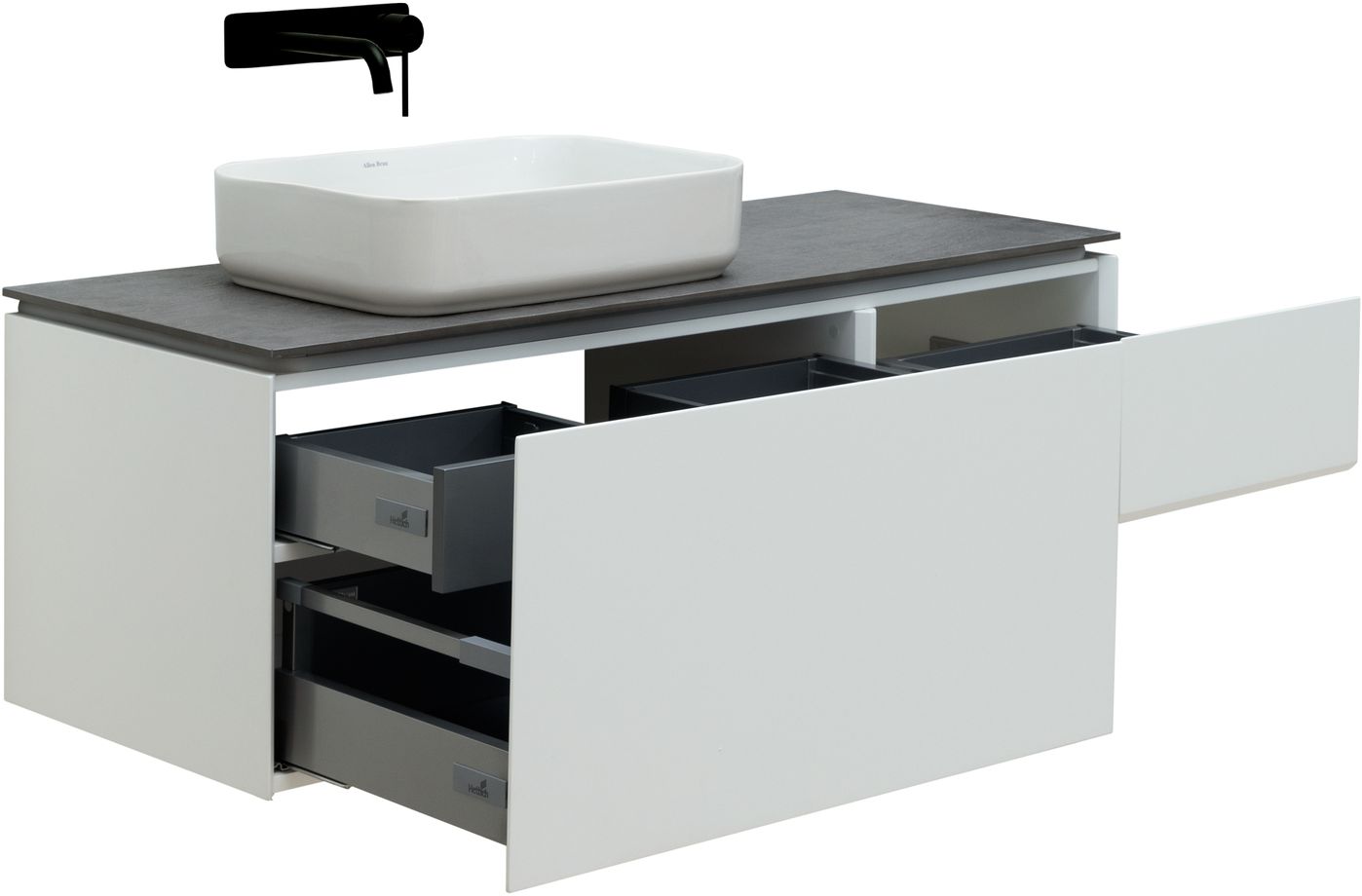 Тумба под раковину Allen Brau Infinity 119,2x45,6x40,8 см белый 1.21006.WM