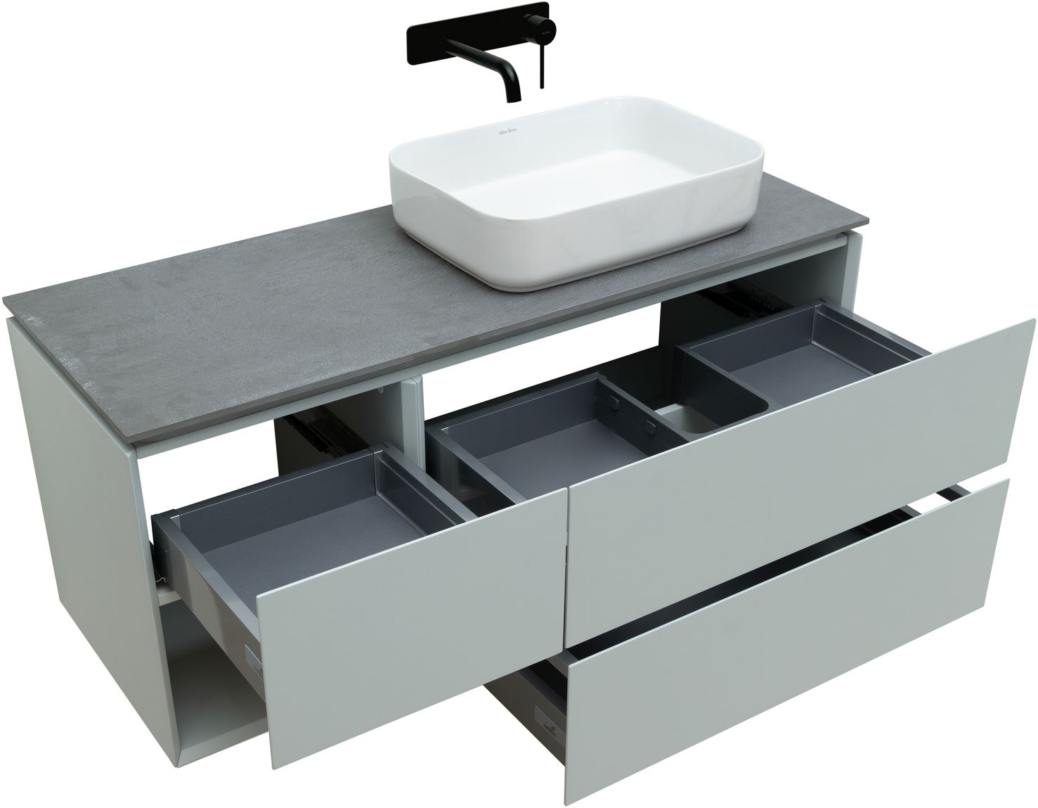 Тумба под раковину Allen Brau Infinity 119.2x45.6x51 см папирус 1.21007.PWM