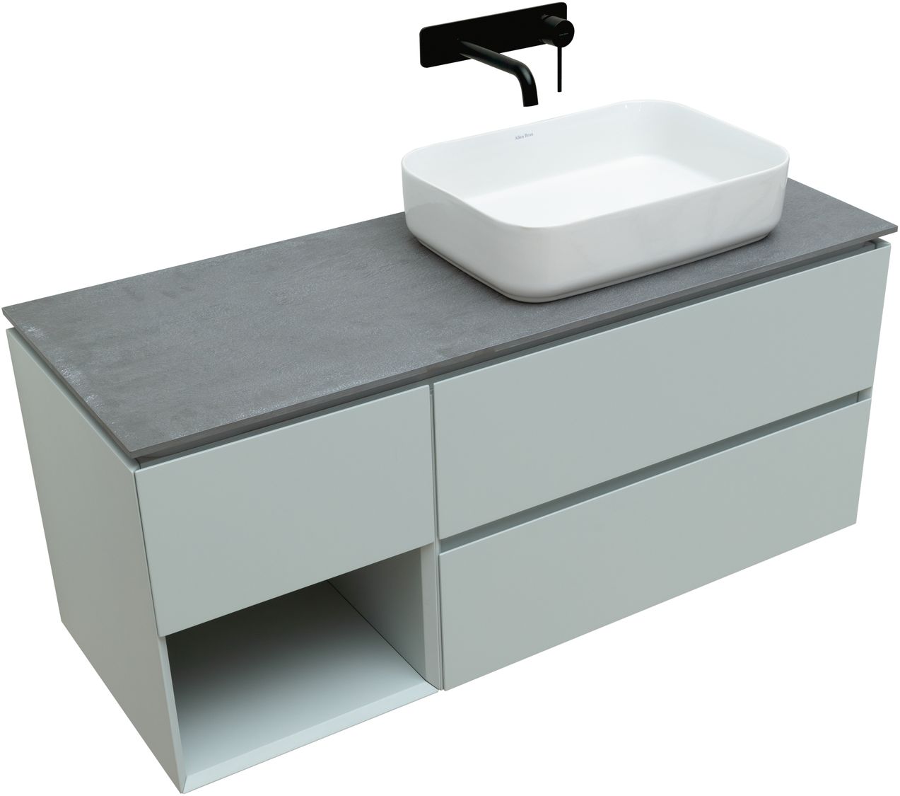 Тумба под раковину Allen Brau Infinity 119.2x45.6x51 см папирус 1.21007.PWM