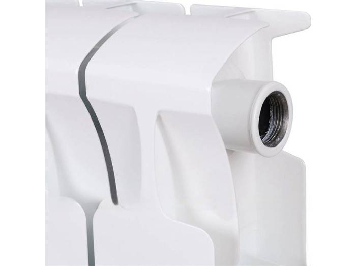 Радиатор биметаллический RIFAR Monolit 500 6 секций боковое подключение белый R-MN-500-06 RAL 9016