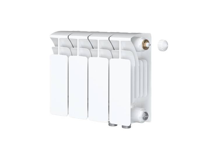 Радиатор биметаллический RIFAR Base Ventil 200 4 секции нижнее правое подключение 11545