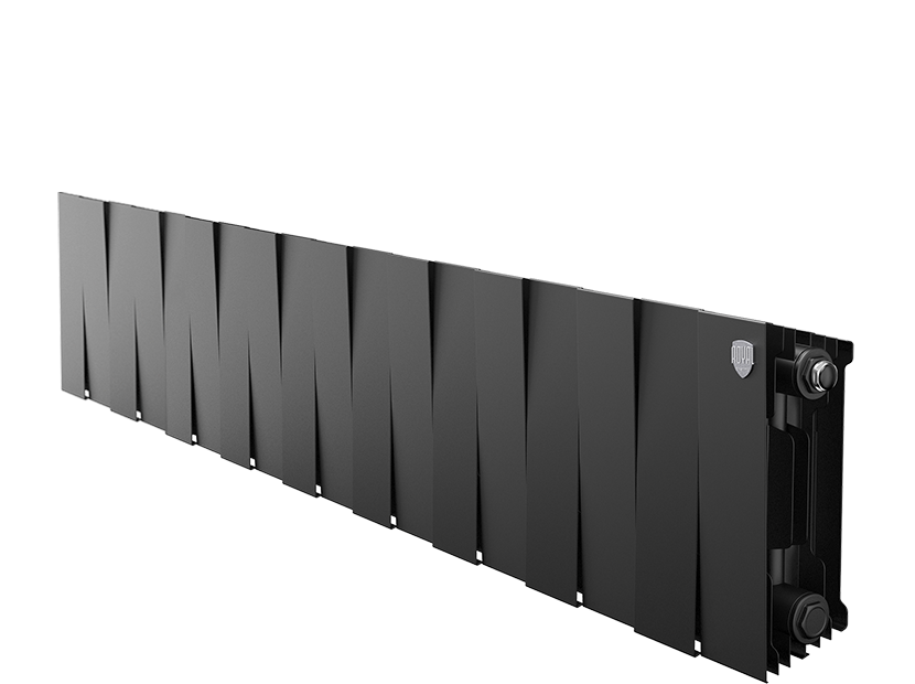 Радиатор биметаллический Royal Thermo PianoForte 200 Noir Sable 18 секций боковое подключение НС-1346009