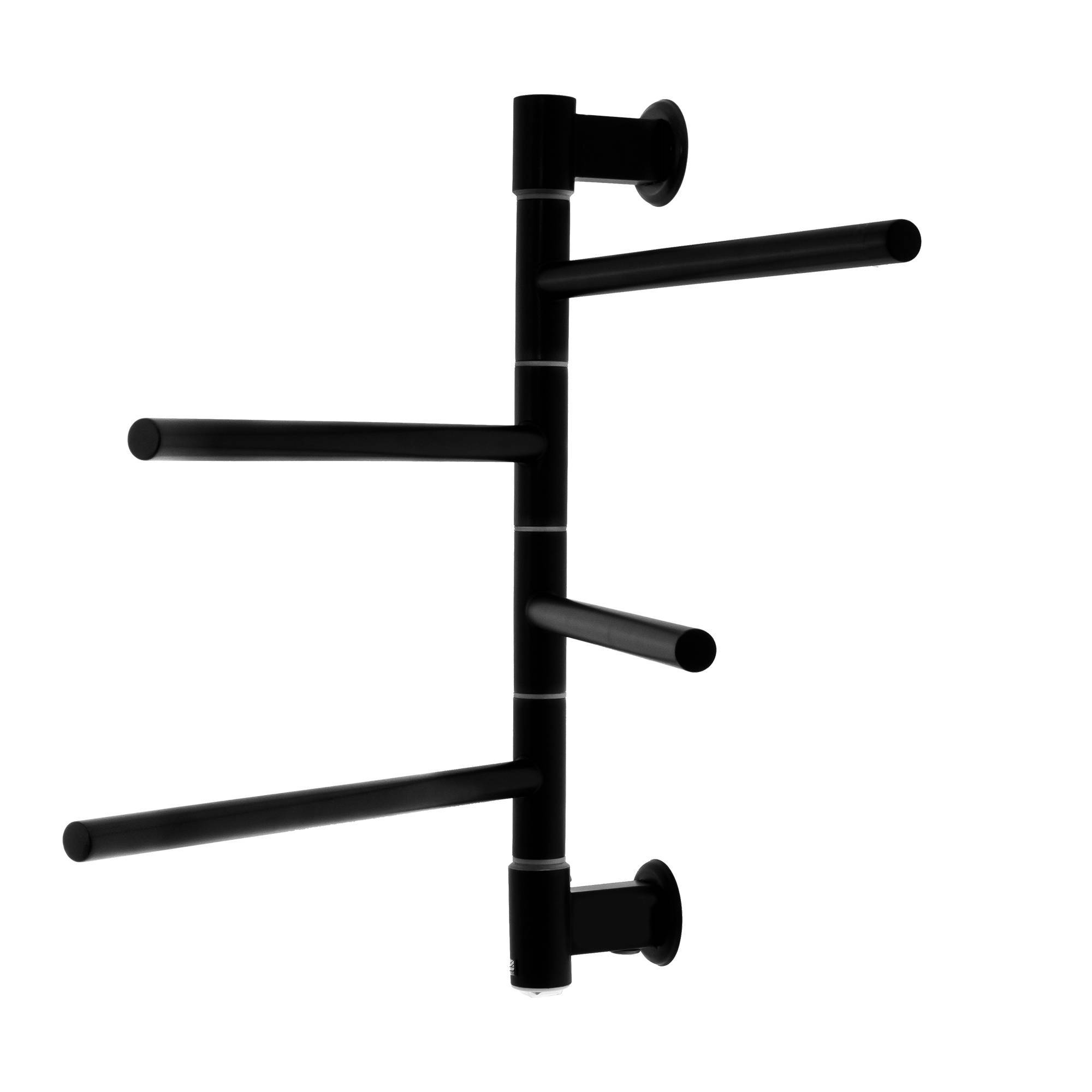 Полотенцесушитель электрический Energy I chrome G4K RAL 9005 EETR00IG4K0000R905M