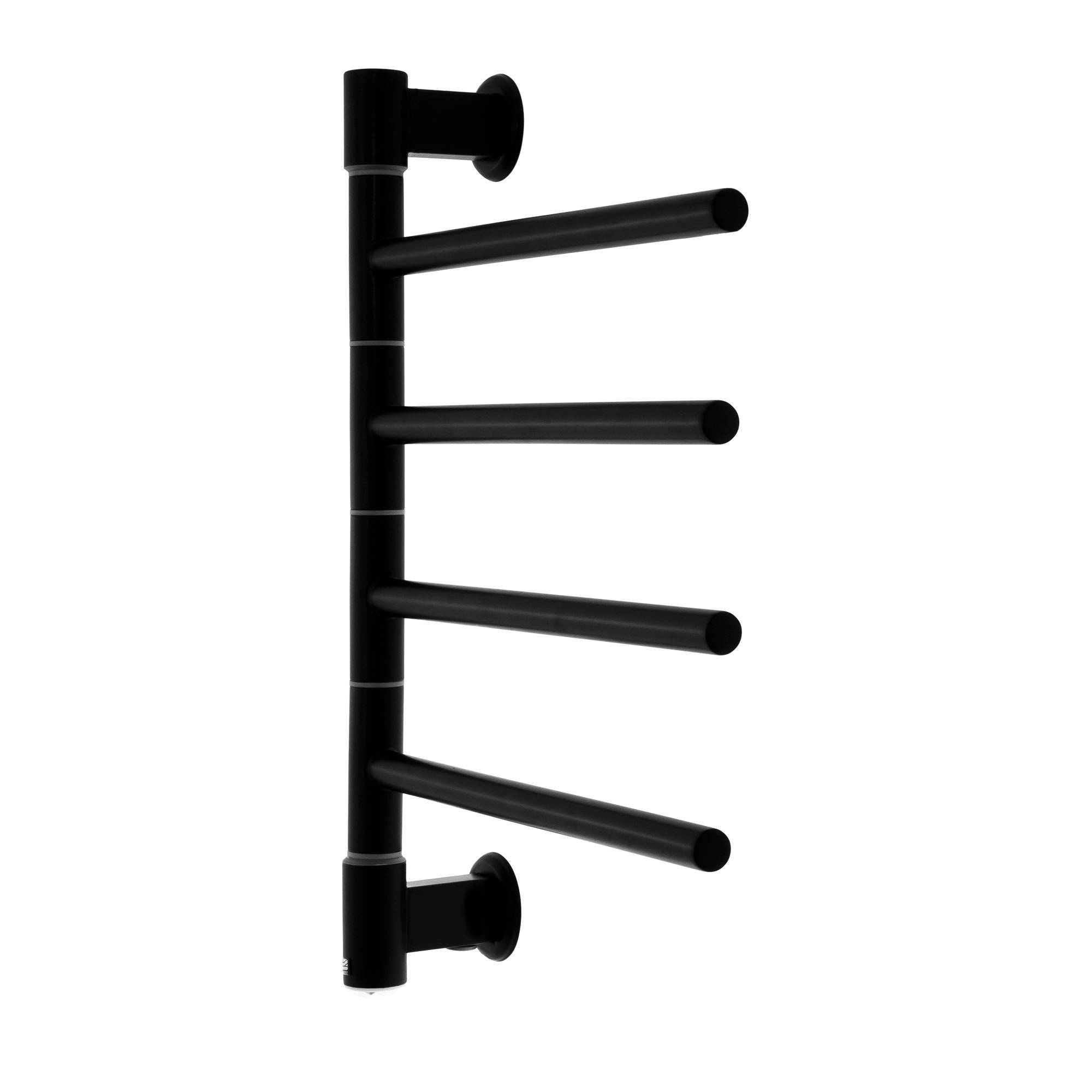 Полотенцесушитель электрический Energy I chrome G4K RAL 9005 EETR00IG4K0000R905M