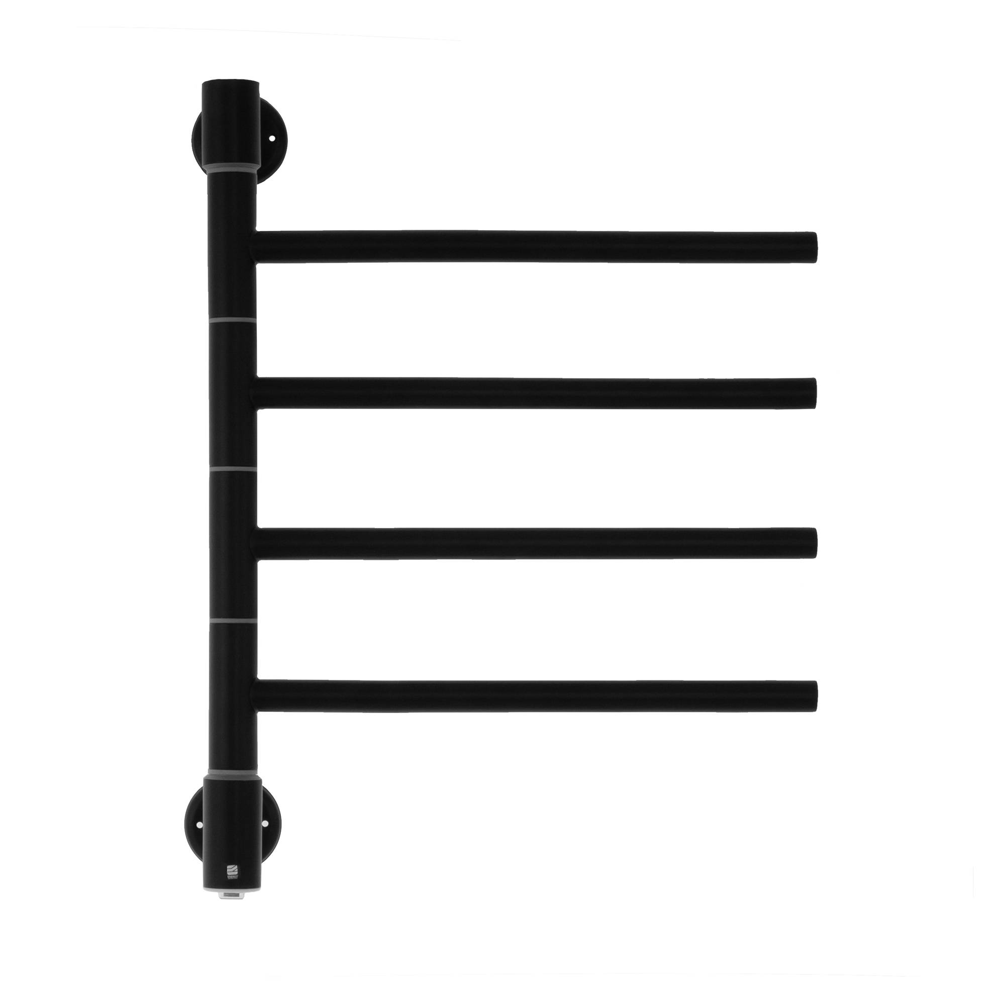 Полотенцесушитель электрический Energy I chrome G4K RAL 9005 EETR00IG4K0000R905M