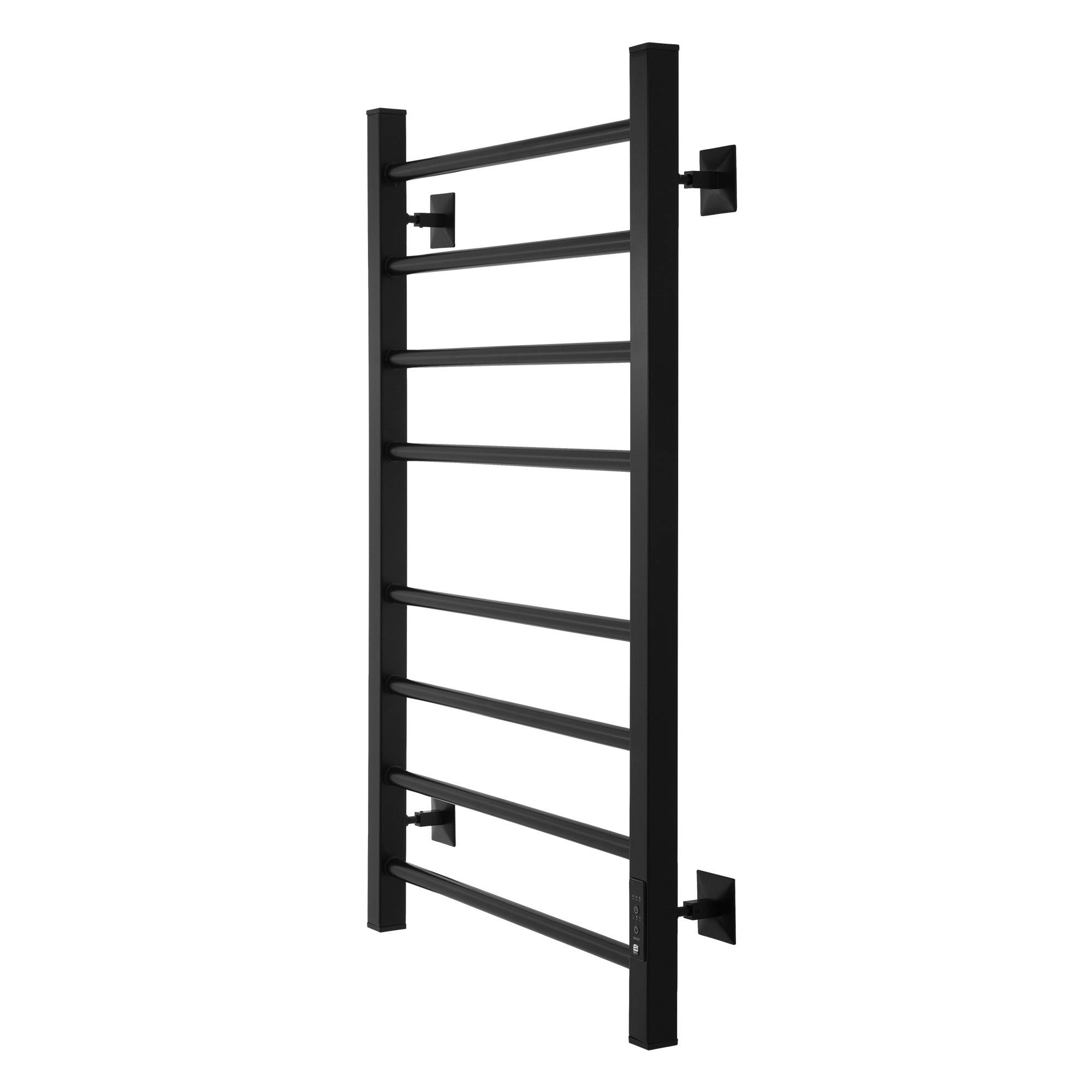 Полотенцесушитель электрический Energy Relo 800x500 мм с таймером черный матовый RAL 9005 EETR0RELO08050R905M