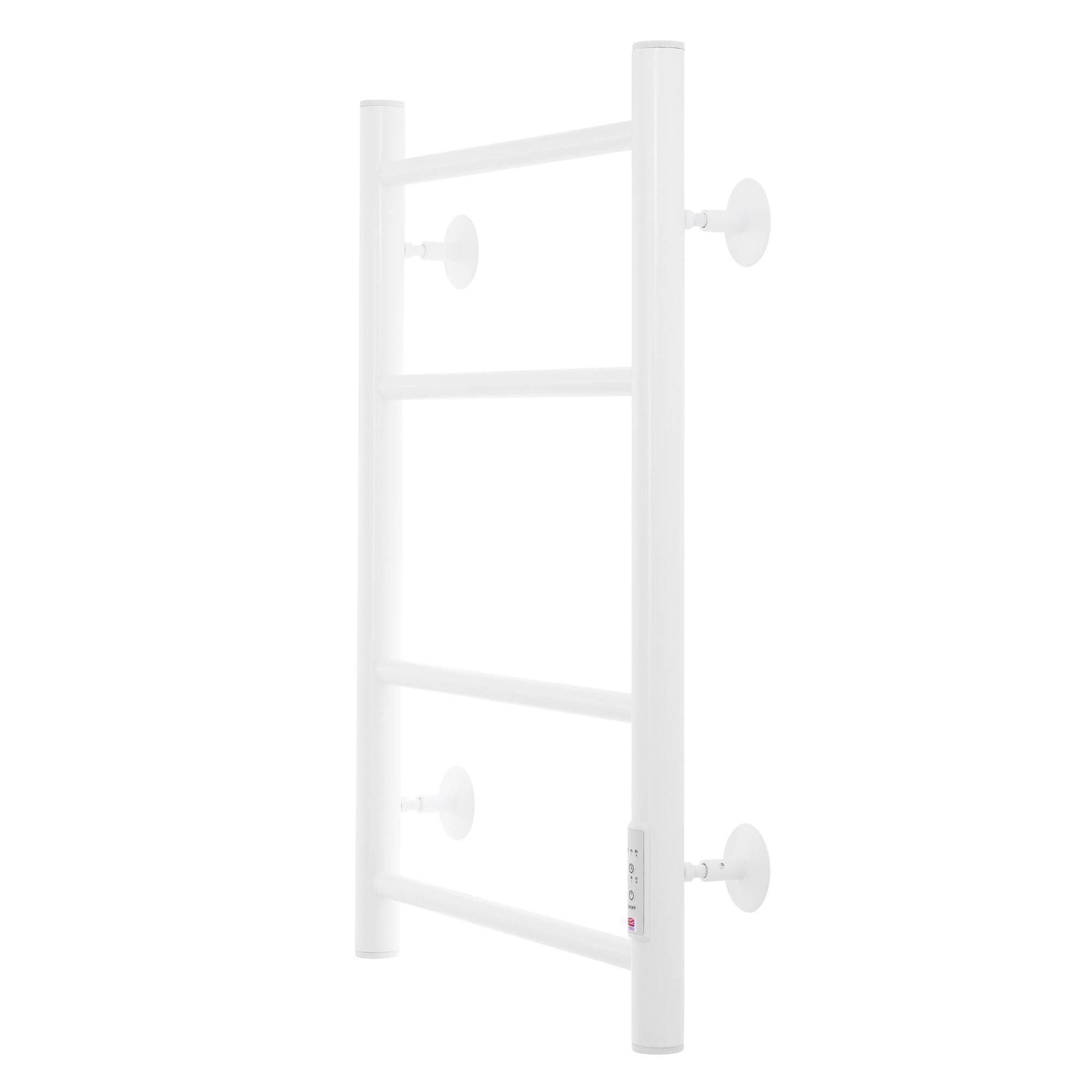 Полотенцесушитель электрический Energy Round 600x400 мм с таймером белый матовый EETR0ROUND604R903M