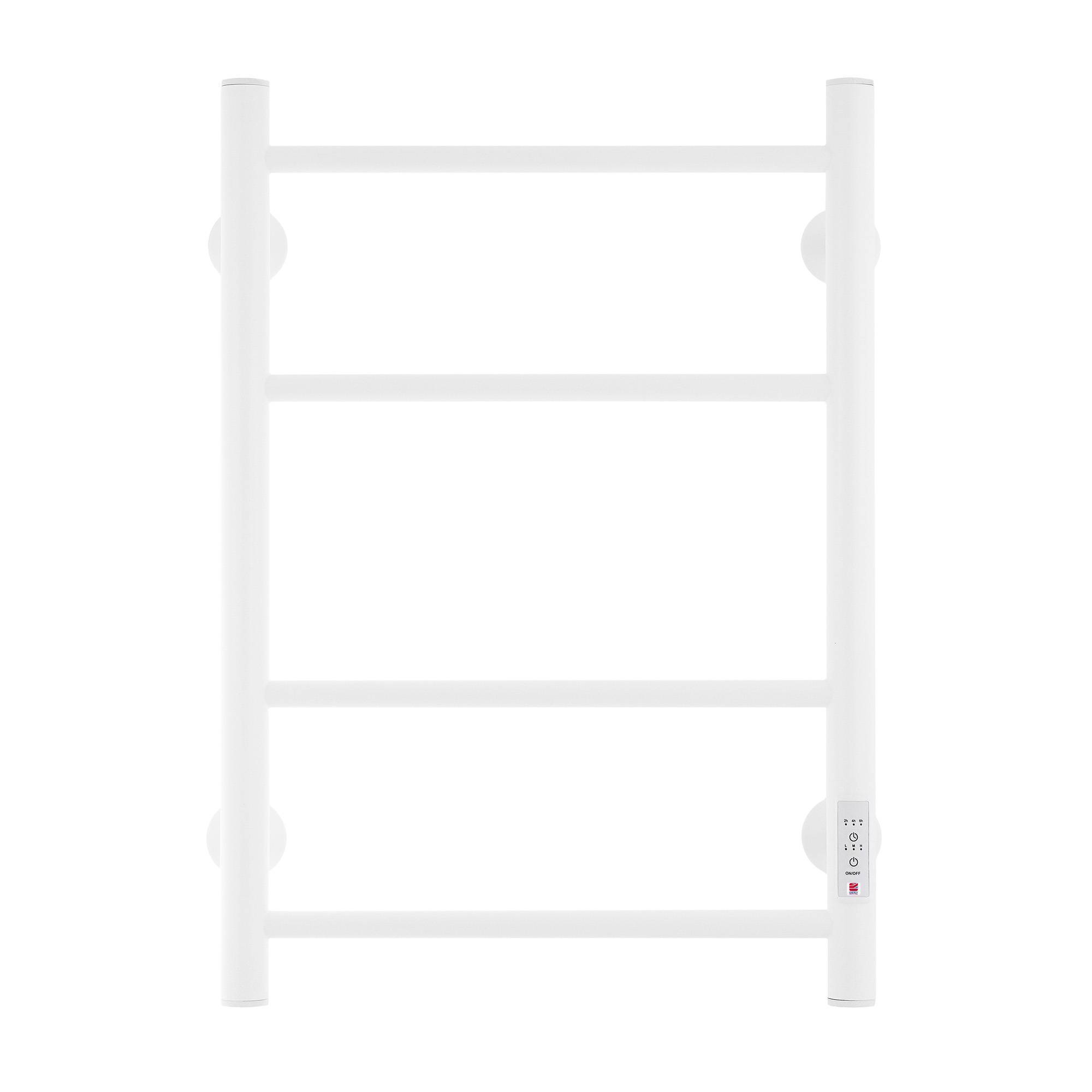 Полотенцесушитель электрический Energy Round 600x400 мм с таймером белый матовый EETR0ROUND604R903M