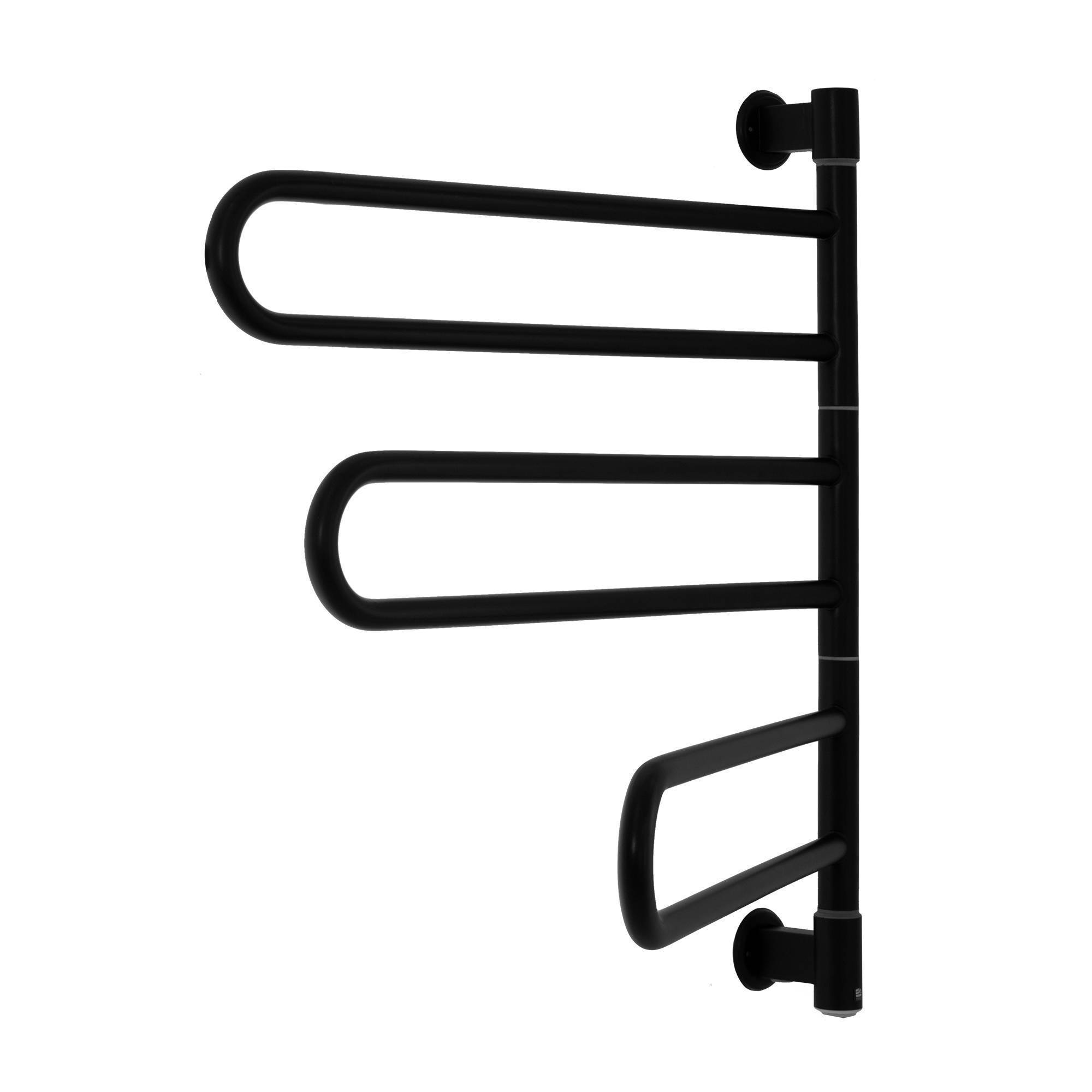 Полотенцесушитель электрический Energy U chrome G3 черный матовый RAL 9005 EETR00UG300000R905M