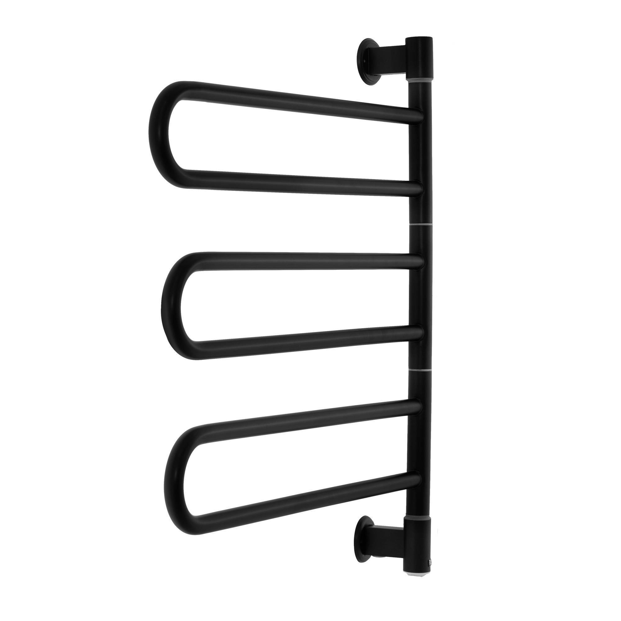 Полотенцесушитель электрический Energy U chrome G3 черный матовый RAL 9005 EETR00UG300000R905M