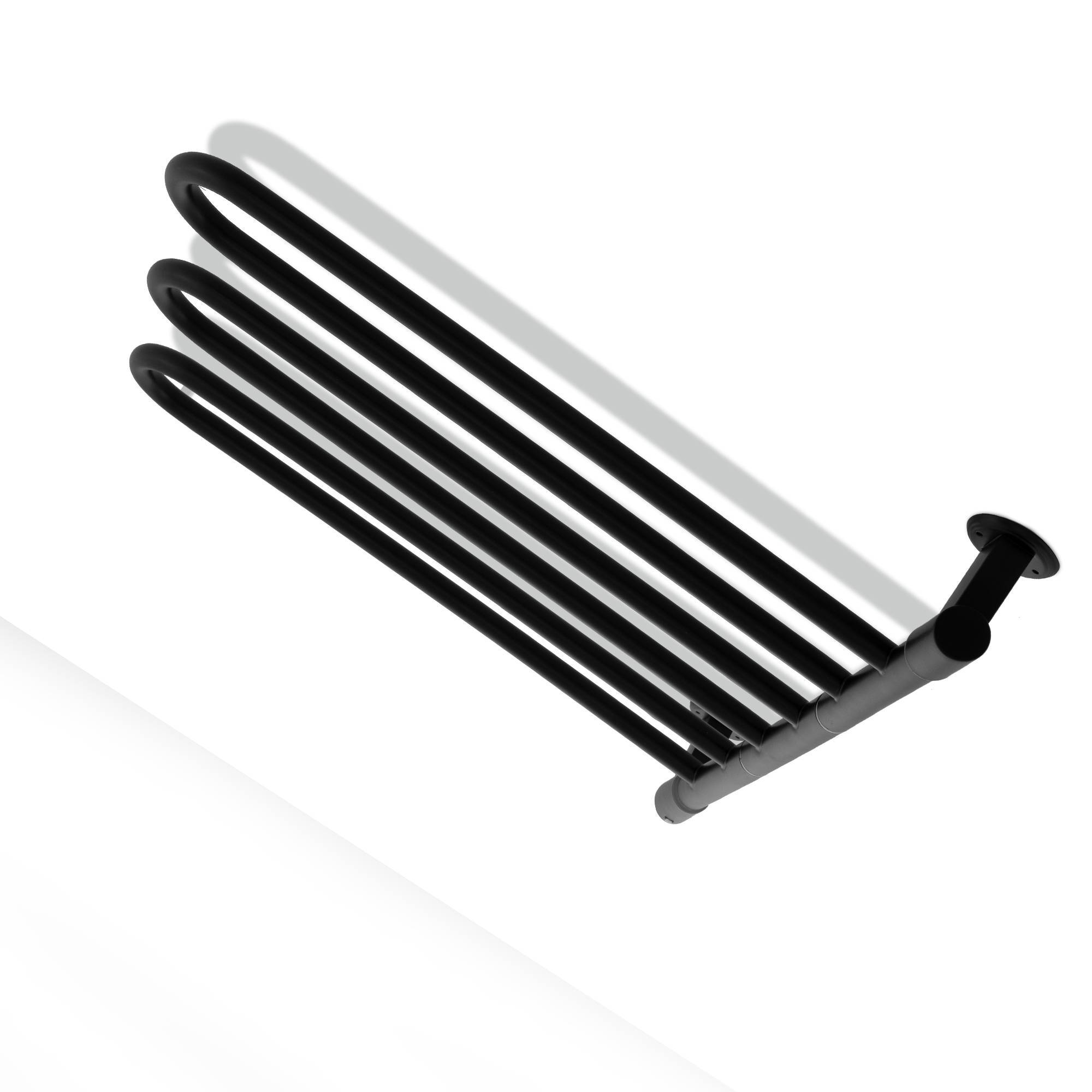 Полотенцесушитель электрический Energy U chrome G3 черный матовый RAL 9005 EETR00UG300000R905M