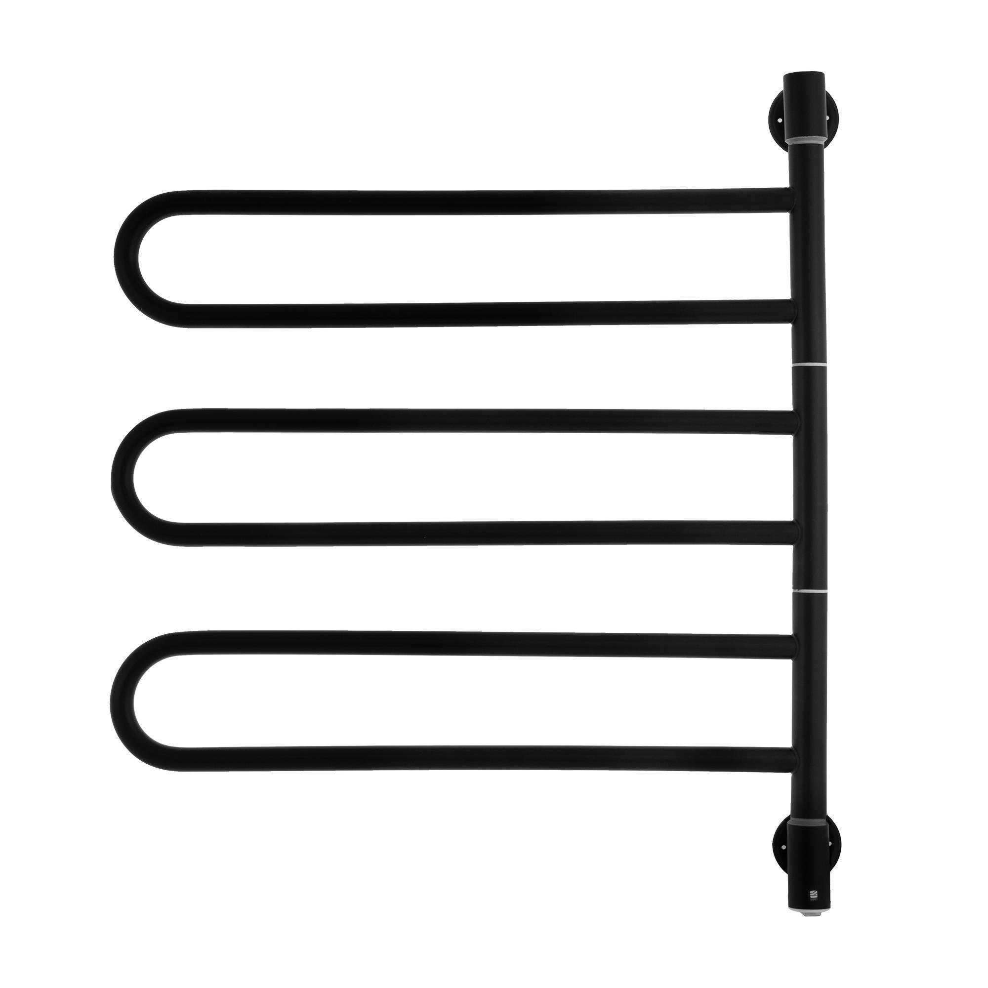 Полотенцесушитель электрический Energy U chrome G3 черный матовый RAL 9005 EETR00UG300000R905M