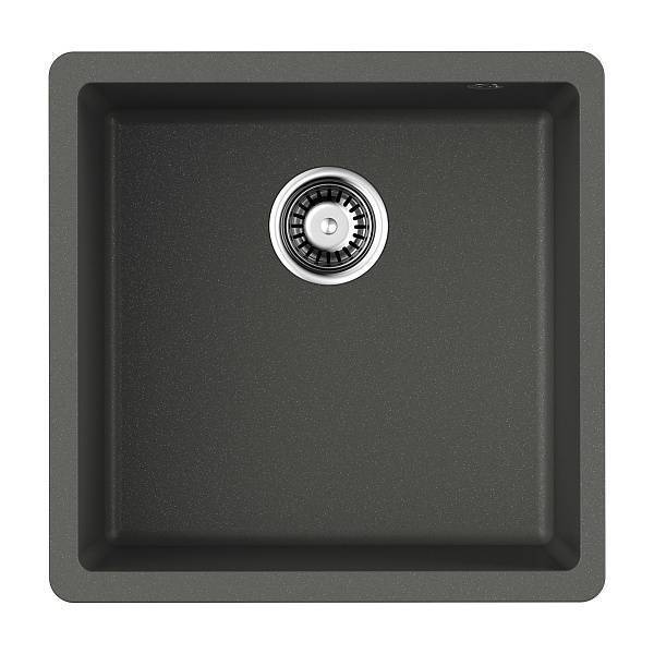 Кухонная мойка Omoikiri Bosen 44-U-PL Tetogranit 44x44 см платина 4997007