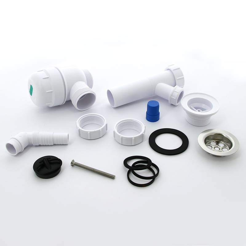 Сифон McAlpine бутылочный 1 1/2 x 40 мм с выпуском 70 мм и адаптером для слива MRSK3