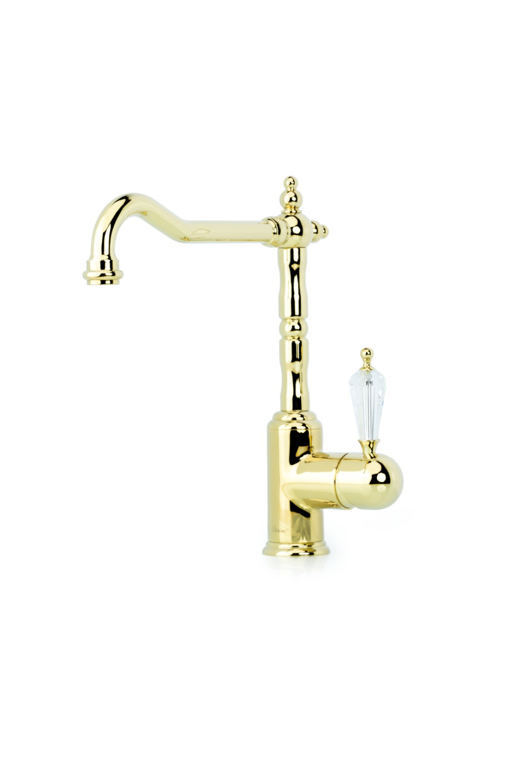 Смеситель для кухни Boheme Kitchen излив 22 см золото 102-SW